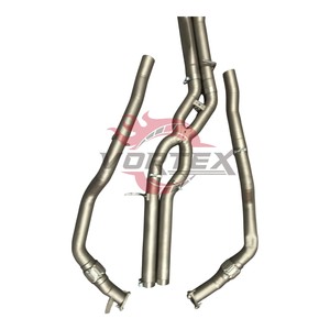 Système d'échappement Vortex Titanium Valvetronic pour Audi RS6 C8 Avant 4.0T V8 Performance Racing Catback avec tuyau avant finition mate - Product Image 5