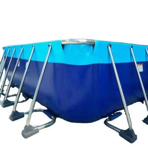 Piscine <span class=keywords><strong>gonflable</strong></span> à cadre métallique en acier, grande taille, usage en extérieur, réglable - Product Image 5