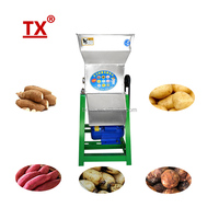 Prix de gros Fraisage de farine de manioc Machine de traitement de farine de manioc Machine à amidon Moulin à râper Yam Pounding Milling