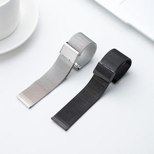 <span class=keywords><strong>Bracelet</strong></span> de montre en maille milanaise en acier inoxydable de qualité supérieure, à libération rapide, <span class=keywords><strong>bracelet</strong></span> en métal universel de remplacement pour montres intelligentes - Product Image 2