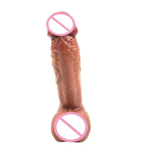 Dildo réaliste avec ventouse puissante, en silicone souple, jouet sexuel pour adultes, prépuce réaliste en silicone liquide pour femmes - Product Image 4