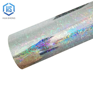 Rotolo di Lamina <span class=keywords><strong>a</strong></span> Freddo Metallizzata Argento Olografica Laser Stampabile per Stampa Flessografica di Qualità Stabile - Product Image 2