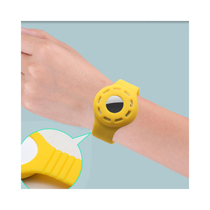 Funda de Silicona Líquida Antipérdida para <span class=keywords><strong>AirTag</strong></span> con Cordón, Diseño Deportivo Resistente a Impactos, Correa de Muñeca con Alivio de Tensión - Product Image 5