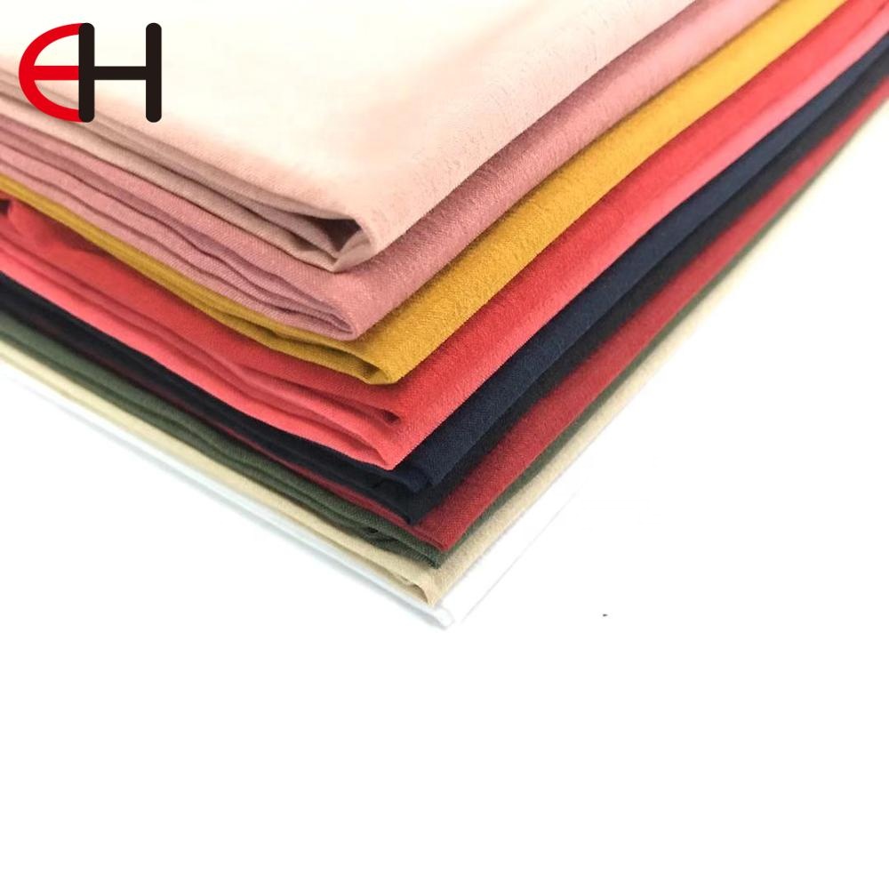 Plain Toko Fabric NR LAMLAM Spandex Stretch Fabric Bengaline Pants Nylon Rayon Fabric