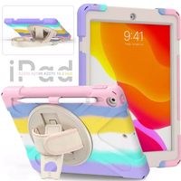Étui de protection universel en silicone antichoc pour tablette iPad 10.2 2019 2020, coque arrière pour tablette