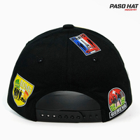 Gorra de Béisbol Personalizada OEM de 6 Paneles con Logotipo 3D Bordado e Impreso, 100% Algodón, Estilo Urbano, Cierre a Presión