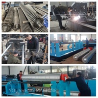 Máquina perfiladora de rodillos corrugados para la fabricación de tejas de acero, uso en pisos, maquinaria de construcción con motor de alta eficiencia