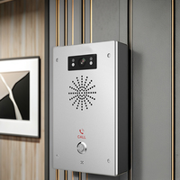 Intercomunicador de video IP bidireccional de alta durabilidad SIP 2,0 Acceso de puerta de un toque Red POE Teléfono VoIP para ascensores de apartamentos