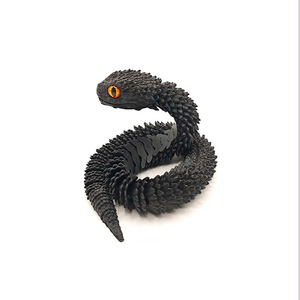 Nuevo Juguete Realista 2025 con Articulaciones Móviles, Simulación de Serpiente Impresa en 3D, Juguete Antiestrés de Víbora, Modelo Animal para Niños - Product Image 5
