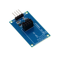 ESP8266 2 ESP01 Serie Módulo WIFI inalámbrico Transceptor Receptor Placa adaptadora 3,3 V 5V Adaptadores de PCB