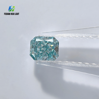 Lab grow 5 ct Fancy Intense Greenish Blue CVD diamant en vrac prix par carat