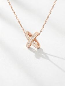 Christian Design SHG Brand <b>Pendant</b> 14K <b>Solid</b> <b>Gold</b> Rhodium Plated Brilliant Cut Solitaire Diamond Luxury IGI Certified Minimalist - Product Image 5