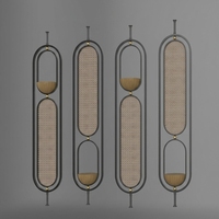 Paravent moderne de haute qualité en acier inoxydable découpé au laser, étanche, avec cloison en verre pour salon et intérieur de maison