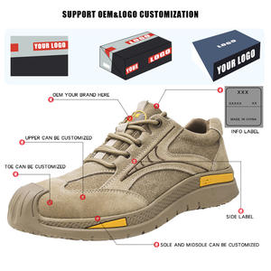 Sepatu keselamatan pria baru musim panas kulit asli anti-pecah anti-tusukan bernapas Listrik isolasi 6KV anti-selip bekerja - Product Image 6