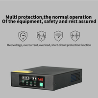 SKE Single Phase Mini UPS 60W Kapasitas Besar DC 9V 12V POE 24V 48V 16000-20000mAh Baterai LiFePO4 Gigabyte Port POE