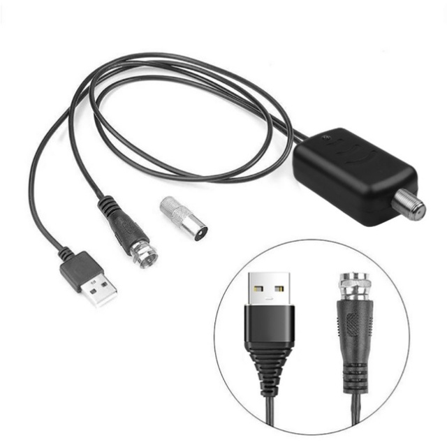 High Performance TV Antenna Amplifier Digital 4K HD TV Antenna Signal Amplifier Low Noise Signal Booster HDTV Aerial Amplifier