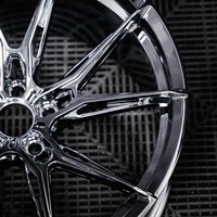 Jantes en alliage d'aluminium forgé à cinq branches M Sport pour Tesla Model 3/Y, finition gunmetal satiné, neuves, 18-20 pouces, 20 mm, 25 mm