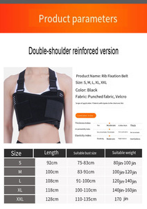 Fascia Elastica di Supporto per il Torace di Alta Qualità, Traspirante, Resistente, Morbida e Robusta, Benda Elastica per Costole - Product Image 6