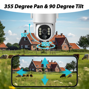 WESECUU WIFI 4MP Solar WIFI Batería recargable PTZ CCTV Seguridad Cámara Ip de <span class=keywords><strong>360</strong></span> grados Cámara PTZ de baja potencia - Product Image 3