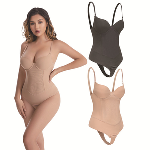 Body modellante post-parto a controllo forte con reggiseno con ferretto, controllo pancia e modellazione vita, modello intero - Product Image 3