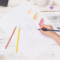 Bloc de dessin pour artistes - Papier à dessin en feuilles détachées, reliure spirale, sans acide, 67 lb/100 g/m², 80 feuilles, formats A4/A6/B5, couverture rigide