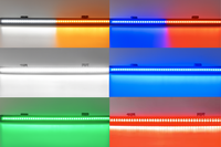Neue Universelle Wasserdichte 48LED Auto-Windschutzscheiben-Saugnapf Flexible Stroboskop-Warnleuchte Blinkende Notfall-Signalblitzleuchten 12V