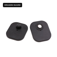 DRAGON GUARD T004 Fabricant de gros RF 8.2MHz EAS antivol Sécurité carrée étiquette dure verrouillage magnétique pour