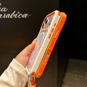 Funda Transparente Magnética 2 en 1 Antideslizante con Cordón Corto para Teléfono Móvil iPhone 17 16 15 14 13 12 Pro Max - Product Image 6
