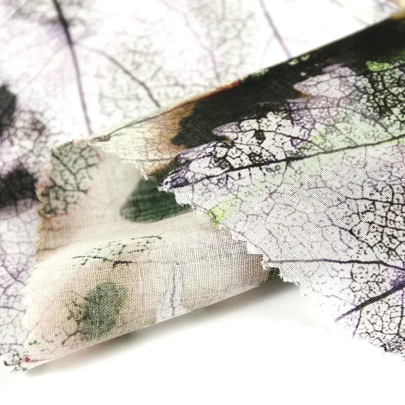 Индивидуальная цифровая печать 100% льняная ткань для одежды материал натуральная чистая льняная ткань