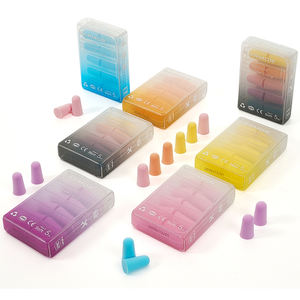 5 paires <span class=keywords><strong>de</strong></span> bouchons d'oreilles en mousse silencieuse EARMOR pour le <span class=keywords><strong>ronflement</strong></span> Réduction du <span class=keywords><strong>bruit</strong></span> Ultra confort Bouchons d'oreilles en mousse à mémoire <span class=keywords><strong>de</strong></span> forme à rebond lent pour femmes et hommes - Product Image 3