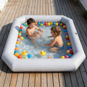 <span class=keywords><strong>Piscine</strong></span> gonflable en PVC Keyubo 5*5*0.6m pour enfants, design personnalisable, prix de gros. - Product Image 2