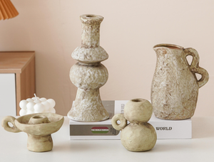 Nordic Vintage Ceramic <b>Vases</b> High Quality <b>Unique</b> Flower Ceramic <b>Vases</b> for Home Desktop - Product Image 1