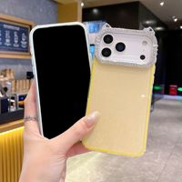Coque de téléphone portable de luxe au design chat mignon avec appareil photo pour iPhone 17 Air 16 15 14 13 12 Pro Max, avec lentille IMD, dorure et nœud, en TPU