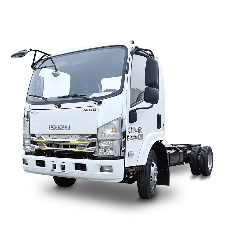 Unique cabine Isuzu elf 4KH1 moteur de fret logistique camion châssis pour vente