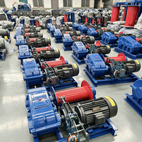 Treuil électrique JM0.5T 500 kg, machine de levage à câble métallique 5 kN, capacité 150 m pour la manutention industrielle