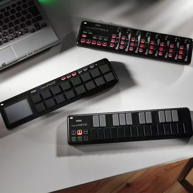 KORG Nano Kontrol2/key2/pad2 - Portable MIDI Controllers