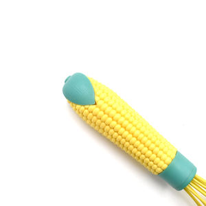 Accessoires de cuisine <span class=keywords><strong>Fouet</strong></span> à œufs en silicone avec poignée à motif de maïs Résistant à la chaleur Pâte Crème Sauce/Blancs d'œufs Mélangeur Outil durable - Product Image 5