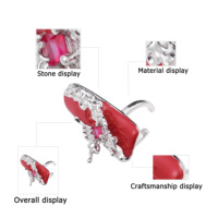 Bagues en argent 925 plaqué platine pour femmes, zircone cubique de haute qualité, résistantes au ternissement, bagues de mariage et de fête pour couples
