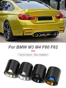 Terminale di Scarico per BMW M2 M3 M4 M5 F82 F80 F87 F90 G80 G82 G83 G87 <span class=keywords><strong>M</strong></span> Performance in Acciaio Inox 304 e Fibra di Carbonio - Product Image 4