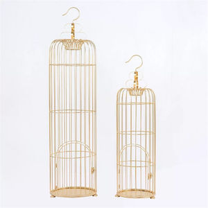 Sıcak satış sofistike teknoloji anıt kuş kafesleri fenerler cam Metal mumluklar ev ve parti dekorasyon kutusu için paketlenmiş - Product Image 2