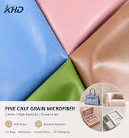 Cuir microfibre PU synthétique 1,2 mm, écologique, résistant à l'abrasion, hautement élastique et sans plis, pour sacs, boîtes cadeaux et chaussures