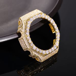Montre classique <span class=keywords><strong>G</strong></span>-<span class=keywords><strong>Shock</strong></span> GA2100 Iced Out VVS Moissanite avec boîtier en laiton et lunette entièrement pavée, style Bussdown, bijoux Hip Hop pour hommes - Product Image 2
