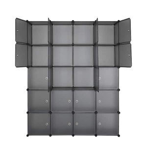 Garde-robe bricolage en plastique pour enfants armoire pliante armoire pour bébé armoire pour enfants meubles modernes multifonctions - Product Image 5