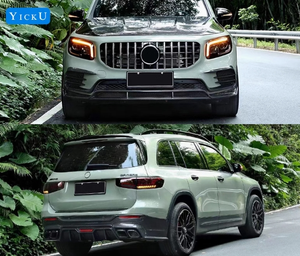 Kit de Carrocería de Fibra de Carbono de Alta Calidad YICKU para Mercedes-Benz <span class=keywords><strong>GLB</strong></span> 20-22, Mejora de Diseño, Pieza Automotriz, Labio Delantero, Labio Trasero, Capó, Gran Venta - Product Image 4