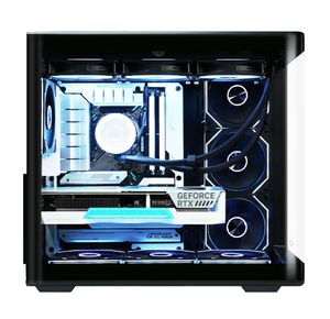 <span class=keywords><strong>Nouveau</strong></span> <span class=keywords><strong>Cooler</strong></span> Matser E600 Arc Verre Pénétration Latérale 180 Degrés Affichage Complet Boîtier de Jeu - Product Image 2