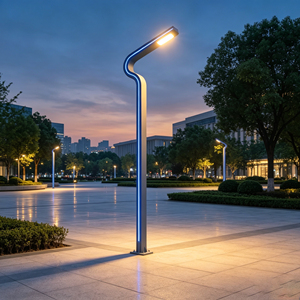 ไฟถนน LED กำลังไฟ 30/50/60/100 วัตต์ แบบกำหนดเองจากโรงงาน สำหรับสวน ภูมิทัศน์ ลานจอดรถ พร้อมเสาไฟโลหะ มาตรฐาน IP65 รับประกัน 5 ปี - Product Image 1