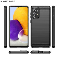 Étui de téléphone pour iPhone 11/12/13/14/15/16/17/18 Pro Max en fibre de carbone, coque de téléphone portable souple en TPU