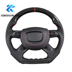 Volant de voiture en fibre de carbone forgée pour <span class=keywords><strong>Audi</strong></span> A3 8P A4L B8 <span class=keywords><strong>A5</strong></span> A6L C6 Q5 8R Q7 4L A3 8p A4 B9 Tts Mk2 A4 B7 S5 B8.5 Q3 S4 C7 - Product Image 6