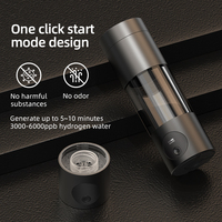 Bouteille d'eau portable en acier inoxydable enrichie en hydrogène, générateur USB, batterie 3000-5000ppb, pour la santé et l'hydratation, voiture et bureau, la plus vendue