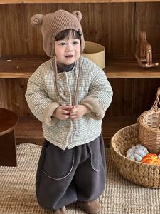 معطف أطفال كاجوال على الطراز الكوري الجديد للخريف والشتاء ، مجموعة سترة أولاد ، ملابس أطفال سميكة - Product Image 2